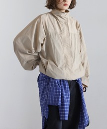 Bonjour Sagan（ボンジュールサガン）の「タフタスタンドカラーブルゾン（ブルゾン）」