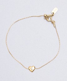 Zoule（ゾーラ）の「Zoule ゾーラ：STAINLESS ステンレスシリーズ　Happy motif　Stainless V-21　ハート　ブレスレット（ブレスレット）」