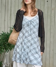 Birthday room | バイアスチェックキャミワンピース/Bias check camisole dress(キャミソール)