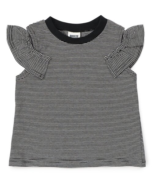 BREEZE(ブリーズ)の「【WEB限定】オープンショルダーフリルTシャツ(Tシャツ/カットソー・キッズ・ブラック/ピンク/ラベンダー/ミント・90/100/110/120/130/140)」の9枚目の写真