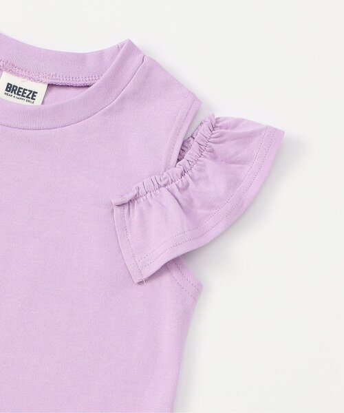 BREEZE(ブリーズ)の「【WEB限定】オープンショルダーフリルTシャツ(Tシャツ/カットソー・キッズ・ブラック/ピンク/ラベンダー/ミント・90/100/110/120/130/140)」の18枚目の写真
