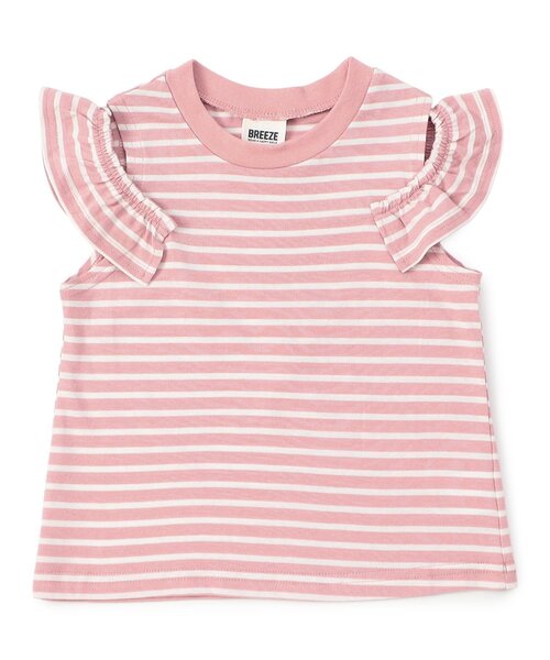 BREEZE(ブリーズ)の「【WEB限定】オープンショルダーフリルTシャツ(Tシャツ/カットソー・キッズ・ブラック/ピンク/ラベンダー/ミント・90/100/110/120/130/140)」の14枚目の写真