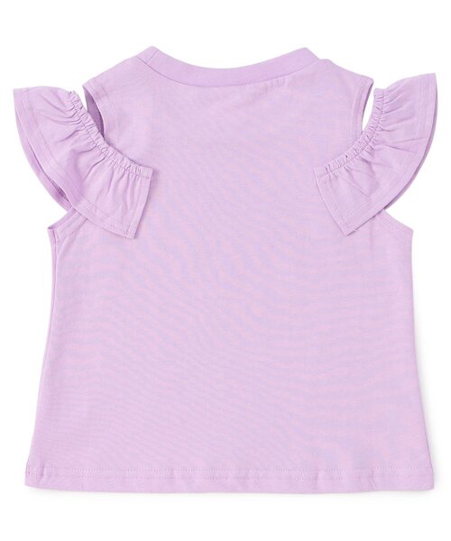BREEZE(ブリーズ)の「【WEB限定】オープンショルダーフリルTシャツ(Tシャツ/カットソー・キッズ・ブラック/ピンク/ラベンダー/ミント・90/100/110/120/130/140)」の8枚目の写真
