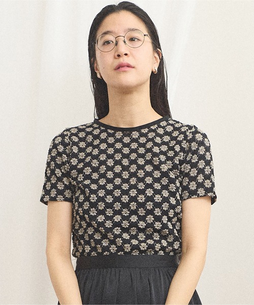 fig Ｌondon（フィグロンドン）の「miii short sleeve（Tシャツ/カットソー・レディース・ブラック/ベージュ/ピンク・FREE）」の2枚目の写真