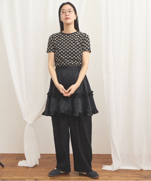 fig Ｌondon（フィグロンドン）の「miii short sleeve（Tシャツ/カットソー・レディース・ブラック/ベージュ/ピンク・FREE）」の18枚目の写真