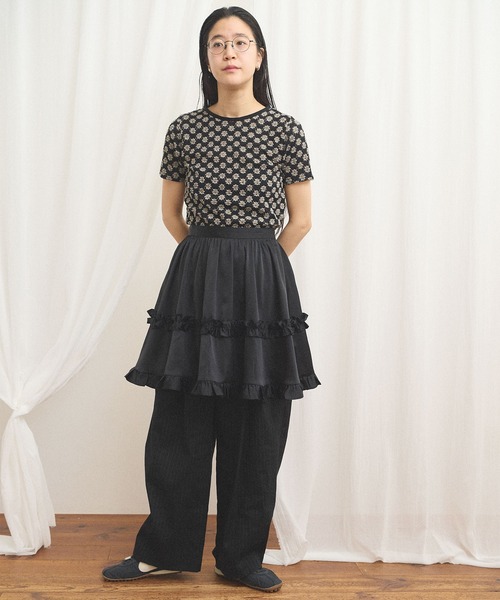 fig Ｌondon（フィグロンドン）の「miii short sleeve（Tシャツ/カットソー・レディース・ブラック/ベージュ/ピンク・FREE）」の19枚目の写真