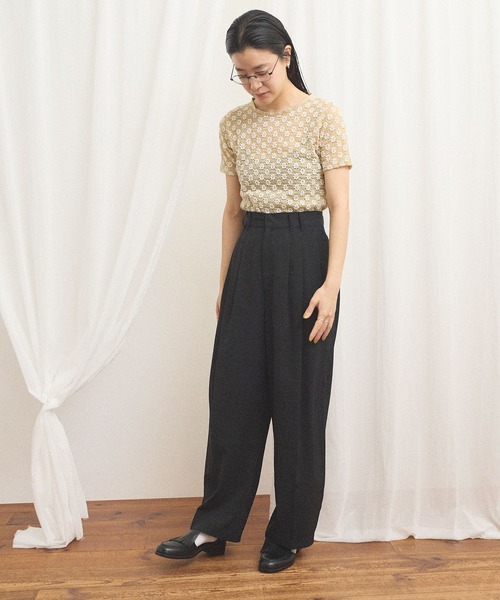 fig London(フィグロンドン)の「_miii short sleeve(Tシャツ/カットソー・レディース・ブラック/ベージュ/ピンク・FREE)」の22枚目の写真