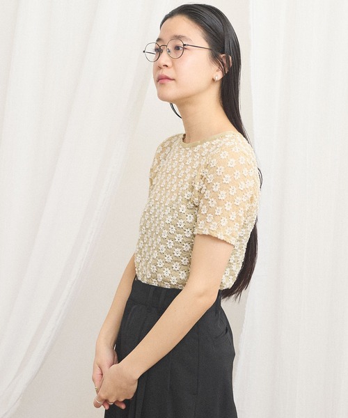 fig London(フィグロンドン)の「_miii short sleeve(Tシャツ/カットソー・レディース・ブラック/ベージュ/ピンク・FREE)」の21枚目の写真