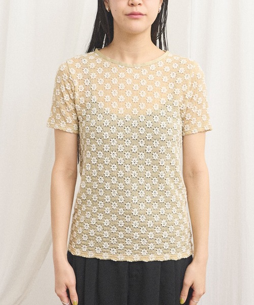 fig Ｌondon（フィグロンドン）の「miii short sleeve（Tシャツ/カットソー・レディース・ブラック/ベージュ/ピンク・FREE）」の20枚目の写真