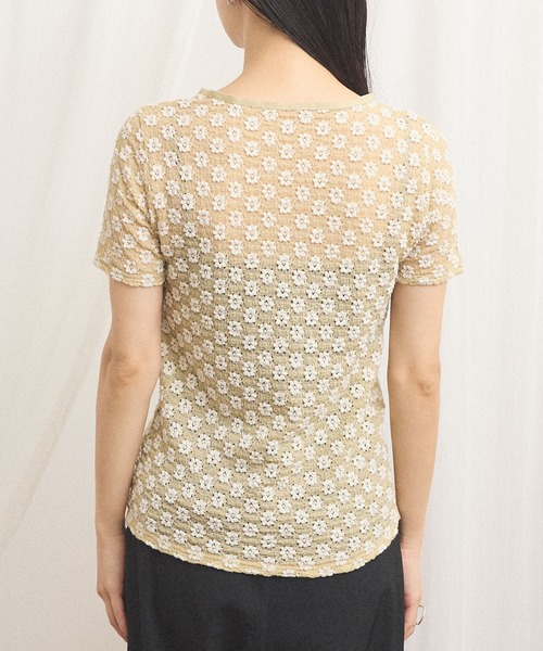 fig Ｌondon（フィグロンドン）の「miii short sleeve（Tシャツ/カットソー・レディース・ブラック/ベージュ/ピンク・FREE）」の22枚目の写真