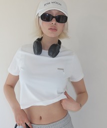 JOSE MOON | EYLET STUDS MINI TSHIRT/アイレットスタッズミニTシャツ(Tシャツ/カットソー)