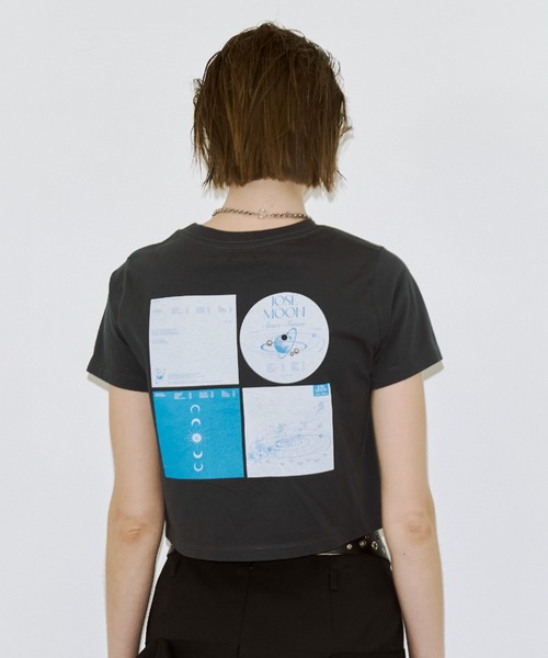 JOSE MOON（ジョゼムーン）の「EYLET STUDS MINI TSHIRT/アイレットスタッズミニTシャツ（Tシャツ/カットソー・レディース・ブラック/グレー/ホワイト・FREE）」の22枚目の写真