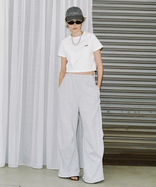 JOSE MOON（ジョゼムーン）の「EYLET STUDS MINI TSHIRT/アイレットスタッズミニTシャツ（Tシャツ/カットソー・レディース・ブラック/グレー/ホワイト・FREE）」の15枚目の写真