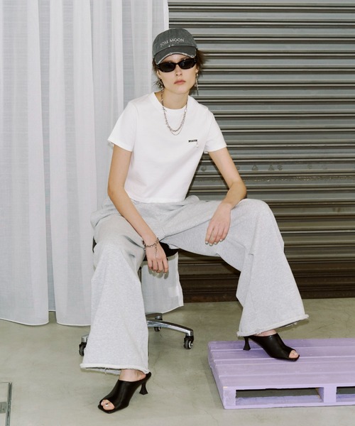 JOSE MOON（ジョゼムーン）の「EYLET STUDS MINI TSHIRT/アイレットスタッズミニTシャツ（Tシャツ/カットソー・レディース・ブラック/グレー/ホワイト・FREE）」の17枚目の写真