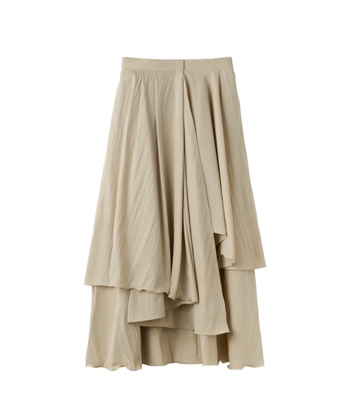 Her lip to（ハーリップトゥー）の「Asymmetric Tiered Skirt（スカート・レディース・ベージュ/オフホワイト・S/M）」の7枚目の写真