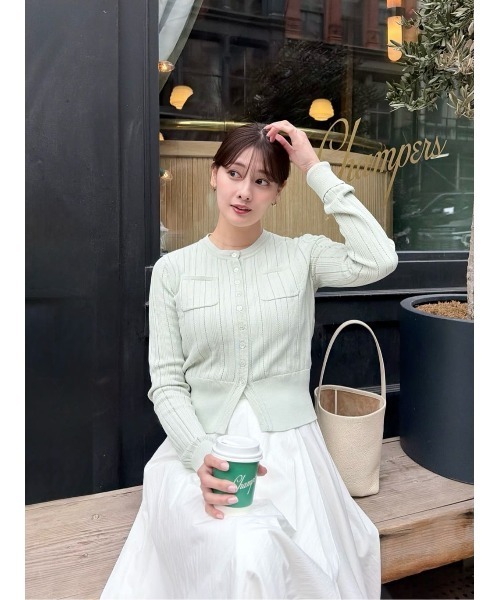 Her lip to（ハーリップトゥー）の「Asymmetric Tiered Skirt（スカート・レディース・ベージュ/オフホワイト・S/M）」の19枚目の写真