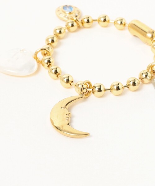 Ray BEAMS(レイビームス)の「NOTTE / DREAMING LUNA BRACELET(ネックレス・レディース・ゴールド・ONE SIZE)」の2枚目の写真
