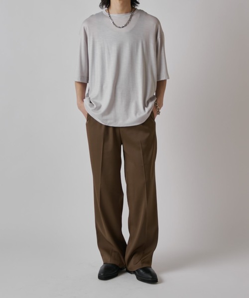 Lui's(ルイス)の「サテンLUXパンツ(スラックス・メンズ・ブラック/ブラウン・S/M)」の11枚目の写真