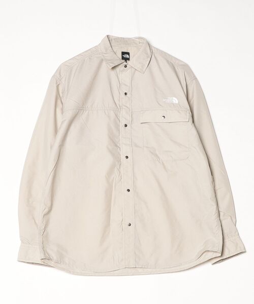 THE NORTH FACE(ザノースフェイス)の「THE NORTH FACE/L/S Nupste Shirt(シャツ/ブラウス・メンズ・アイボリー/ブラック・L/M)」の1枚目の写真