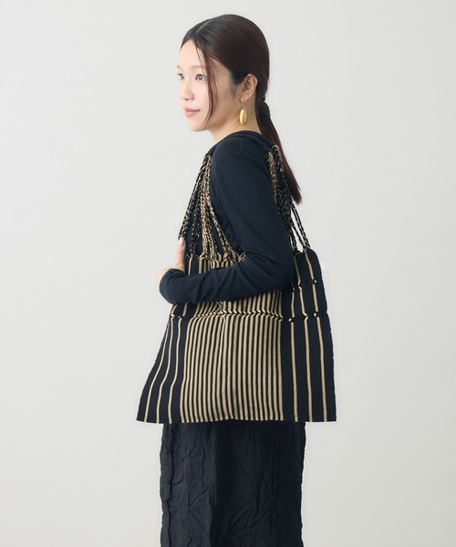 ハンモックバッグ ストライプ（トートバッグ）｜kuros'（クロス）の
