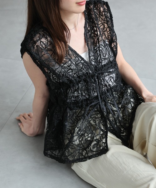 model：162cm 着用サイズ：F