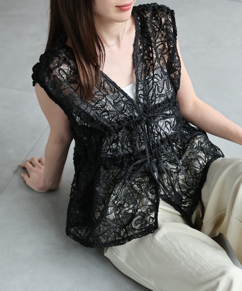 model：162cm 着用サイズ：F