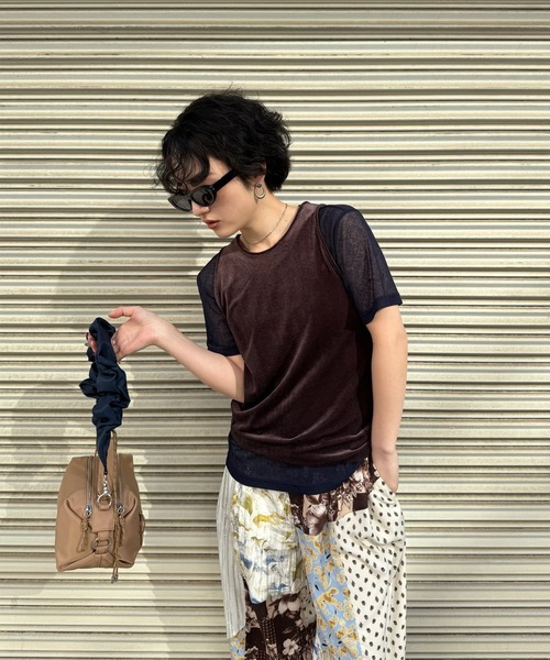 Ameri（アメリ）の「MEDI PUFFY TWIN FORM NYLON BAG（ショルダーバッグ・レディース・ベージュ/ブラック/カーキ・FREE）」の14枚目の写真
