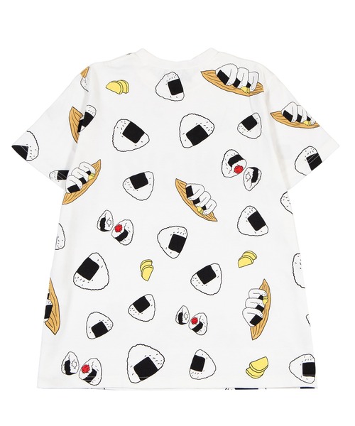 PUNYUS（プニュズ）の「【新サイズ】フード総柄Ｔシャツ(ONIGIRI)（Tシャツ/カットソー・レディース・ブラック・1/2/3/4/5）」の16枚目の写真