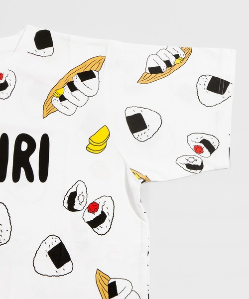 PUNYUS（プニュズ）の「【新サイズ】フード総柄Ｔシャツ(ONIGIRI)（Tシャツ/カットソー・レディース・ブラック・1/2/3/4/5）」の18枚目の写真