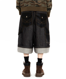 IDWS（アイドンワナセル）の「Fix Roll Up Carpenter Bermuda Shorts Black（その他パンツ）」