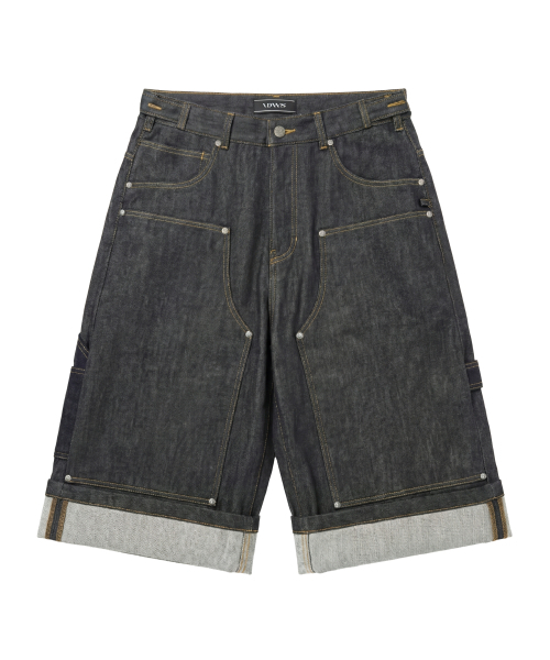 IDWS(アイドンワナセル)の「Fix Roll Up Carpenter Bermuda Shorts Black(その他パンツ・レディース・その他・0/1/2)」の5枚目の写真