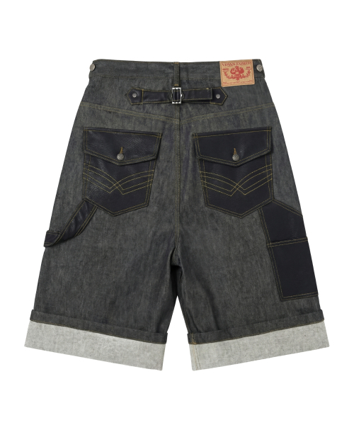IDWS(アイドンワナセル)の「Fix Roll Up Carpenter Bermuda Shorts Black(その他パンツ・レディース・その他・0/1/2)」の4枚目の写真