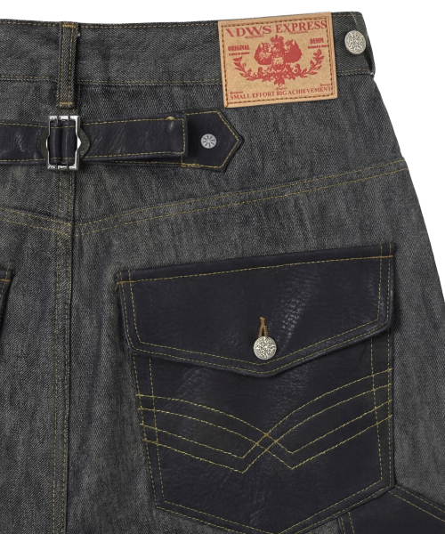 IDWS(アイドンワナセル)の「Fix Roll Up Carpenter Bermuda Shorts Black(その他パンツ・レディース・その他・0/1/2)」の2枚目の写真