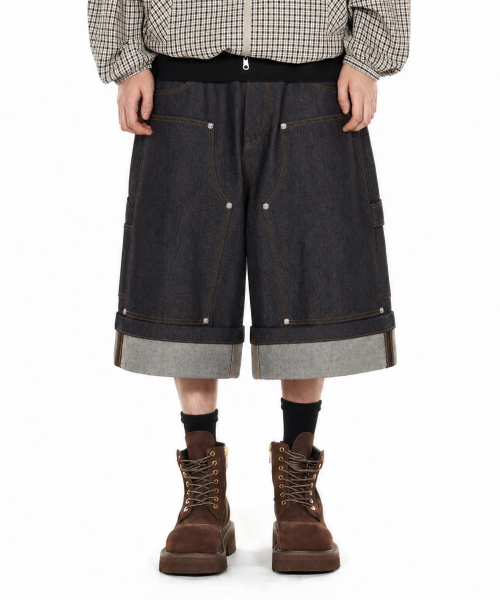 IDWS(アイドンワナセル)の「Fix Roll Up Carpenter Bermuda Shorts Black(その他パンツ・レディース・その他・0/1/2)」の10枚目の写真