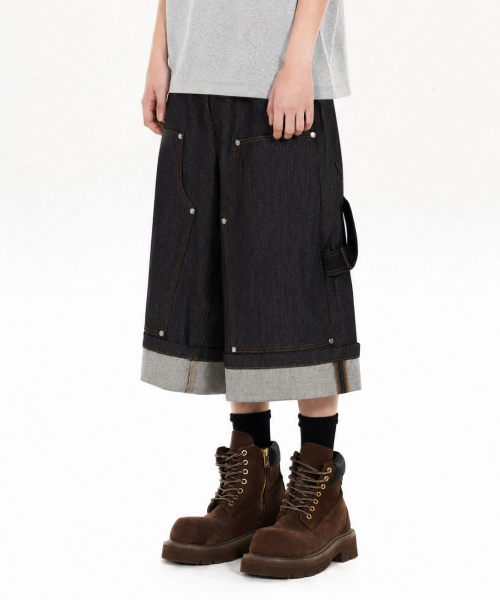 IDWS(アイドンワナセル)の「Fix Roll Up Carpenter Bermuda Shorts Black(その他パンツ・レディース・その他・0/1/2)」の16枚目の写真