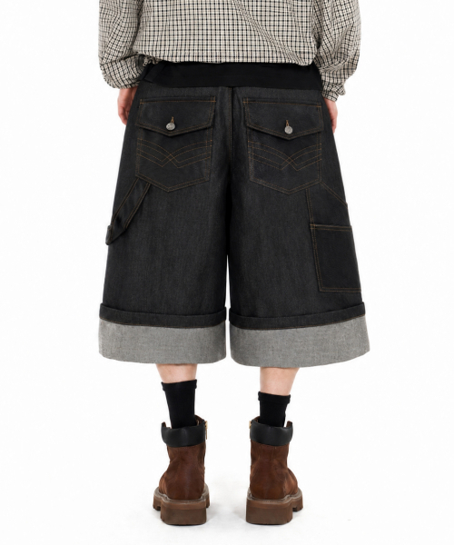 IDWS(アイドンワナセル)の「Fix Roll Up Carpenter Bermuda Shorts Black(その他パンツ・レディース・その他・0/1/2)」の14枚目の写真