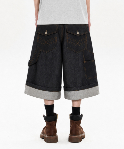 IDWS(アイドンワナセル)の「Fix Roll Up Carpenter Bermuda Shorts Black(その他パンツ・レディース・その他・0/1/2)」の12枚目の写真
