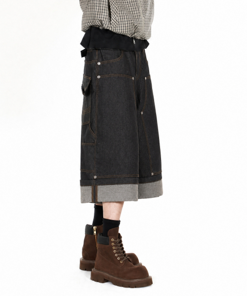 IDWS(アイドンワナセル)の「Fix Roll Up Carpenter Bermuda Shorts Black(その他パンツ・レディース・その他・0/1/2)」の22枚目の写真