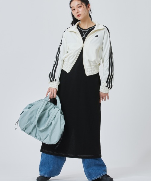 adidas(アディダス)の「【別注】アディダス adidas W SMOCKED TRACKTOP AP 限定コラボ(ジャージ・レディース・ブルー/オフホワイト/ブラック・M/L/XL/S)」の16枚目の写真