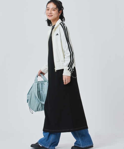 adidas(アディダス)の「【別注】アディダス adidas W SMOCKED TRACKTOP AP 限定コラボ(ジャージ・レディース・ブルー/オフホワイト/ブラック・M/L/XL/S)」の17枚目の写真