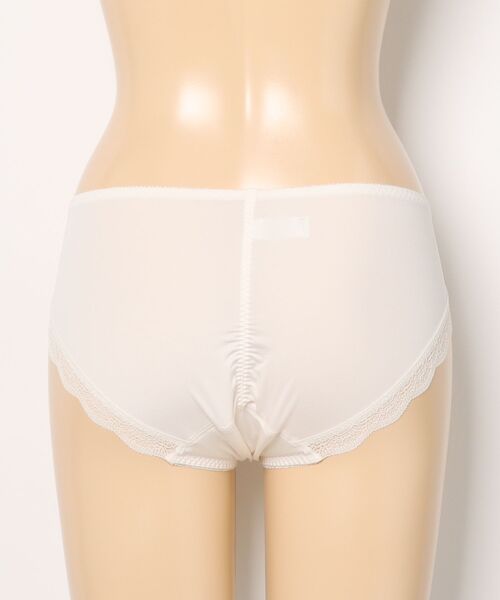 AMOSTYLE BY Triumph(アモスタイルバイトリンプ)の「サニタリー(レギュラー) ヴィーナスエア AMST1543 SAN.Hikini JX(ショーツ・レディース・ブルー/ホワイト/コーラルピンク・L/M)」の20枚目の写真