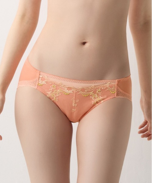 AMOSTYLE BY Triumph(アモスタイルバイトリンプ)の「サニタリー(レギュラー) ヴィーナスエア AMST1543 SAN.Hikini JX(ショーツ・レディース・ブルー/ホワイト/コーラルピンク・L/M)」の3枚目の写真