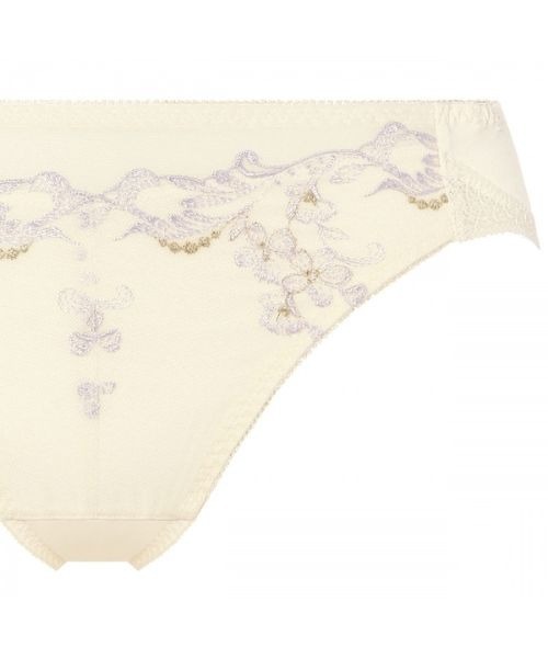 AMOSTYLE BY Triumph(アモスタイルバイトリンプ)の「サニタリー(レギュラー) ヴィーナスエア AMST1543 SAN.Hikini JX(ショーツ・レディース・ブルー/ホワイト/コーラルピンク・L/M)」の7枚目の写真