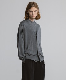 SILK ELBOW STITCH KNIT CARDIGAN