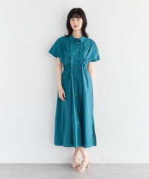 YECCA VECCA | ORGABITS タックシャツワンピース(シャツワンピース)