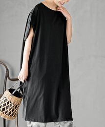 コットンワイドカットワンピース