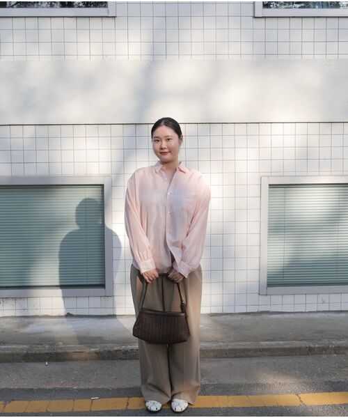 MUSINSA STANDARD WOMAN（ムシンサスタンダードウーマン）の「ウィメンズネットウィービングショルダーバッグ[ダークブラウン]（ショルダーバッグ・レディース・その他・FREE）」の20枚目の写真