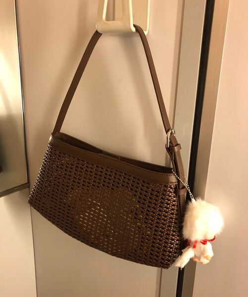 MUSINSA STANDARD WOMAN（ムシンサスタンダードウーマン）の「ウィメンズネットウィービングショルダーバッグ[ダークブラウン]（ショルダーバッグ・レディース・その他・FREE）」の21枚目の写真