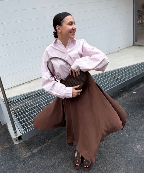 MUSINSA STANDARD WOMAN（ムシンサスタンダードウーマン）の「ウィメンズネットウィービングショルダーバッグ[ダークブラウン]（ショルダーバッグ・レディース・その他・FREE）」の22枚目の写真