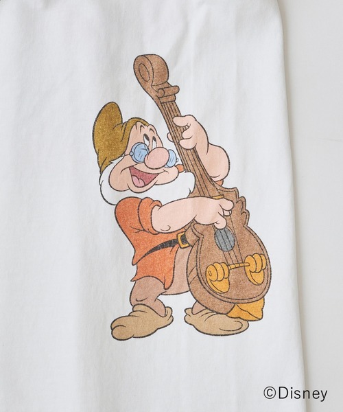 ADAM PATEK(アダムパテック)の「ADAMPATEK/【ADAMPATEK /Snow White and the Seven Dwarfs 】multiT/(AP2614041)(Tシャツ/カットソー・レディース・ブラック/ホワイト・1/2)」の10枚目の写真